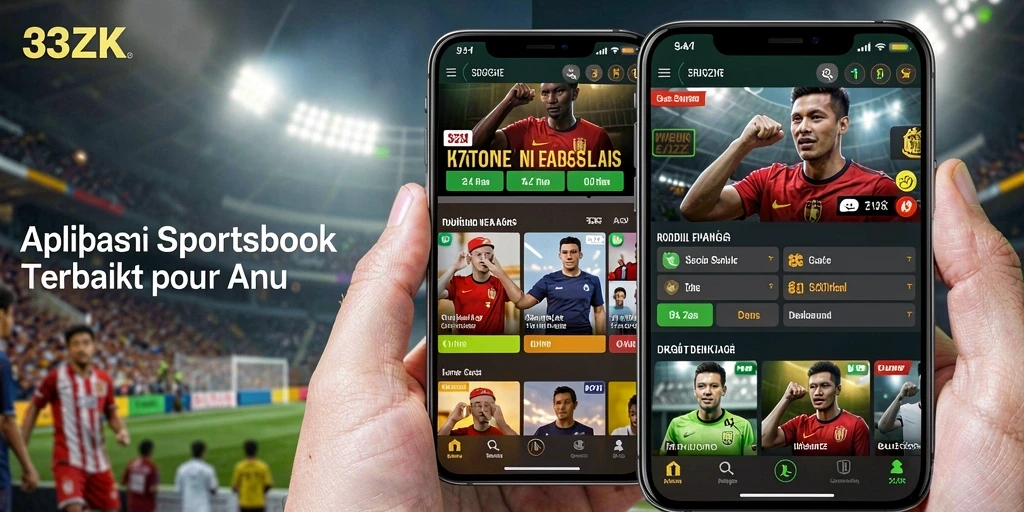 Tampilan menarik dari gameplay aplikasi Sportsbook 33ZK.