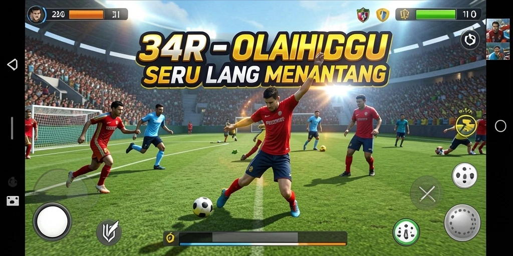 Gameplay seru dari 34R yang membuat Anda terlibat dalam olahraga.