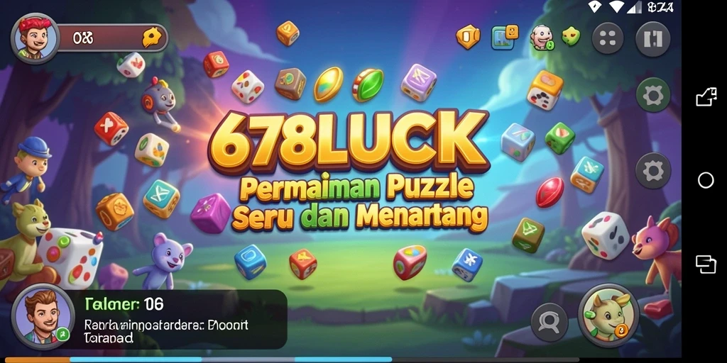 Tampilan gameplay seru dari 678LUCK dengan berbagai teka-teki menarik.