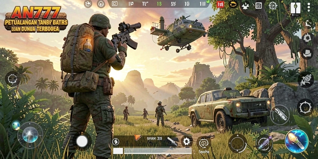 Tampilan menarik dari gameplay AN777 yang penuh petualangan.