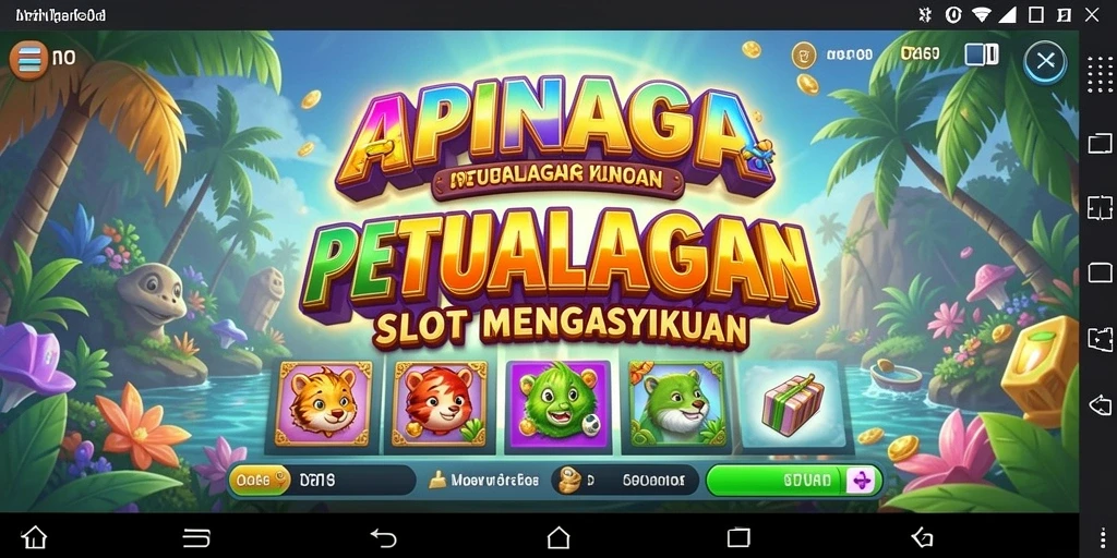 Tampilan menarik dari gameplay <strong>APINAGA</strong> yang menampilkan slot dengan efek visual yang memukau.