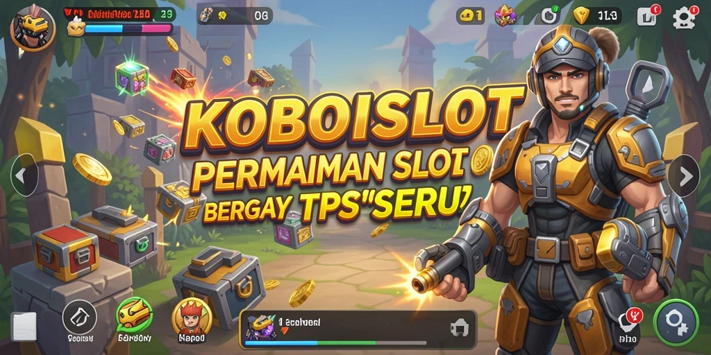 Screenshot gameplay KOBOISLOT yang menampilkan kombinasi slot yang menegangkan.