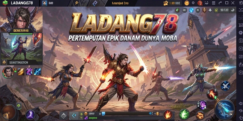 Tampilan grafis yang memukau dalam pertempuran LADANG78.