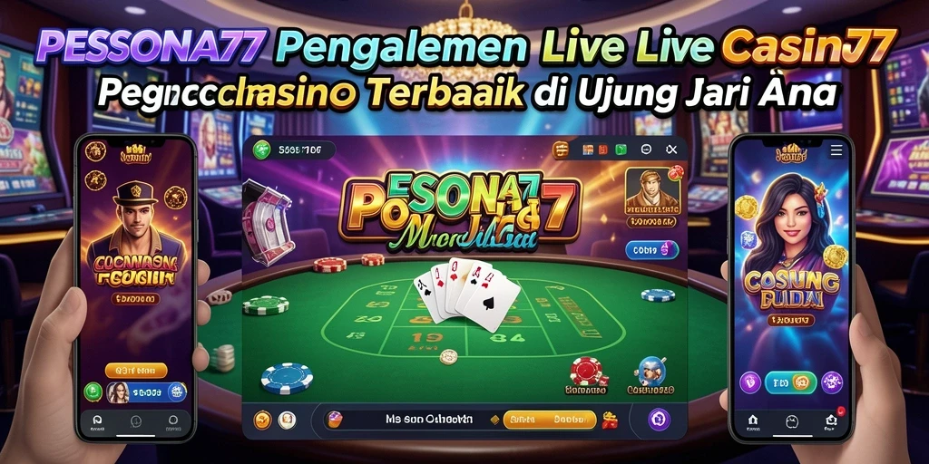 Tampilan gameplay PESONA77 Live Casino yang menarik dan interaktif.