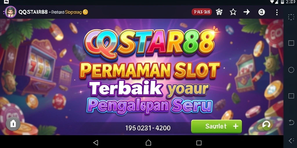 Tampilan gameplay seru dari QQSTAR88 dengan berbagai mesin slot yang menarik.