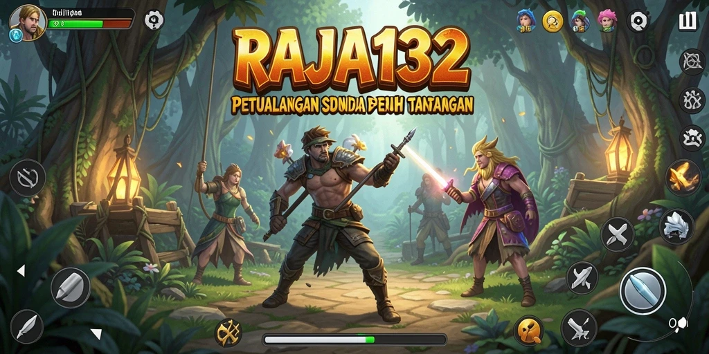 Tampilan gameplay seru dari RAJA132 yang penuh petualangan.
