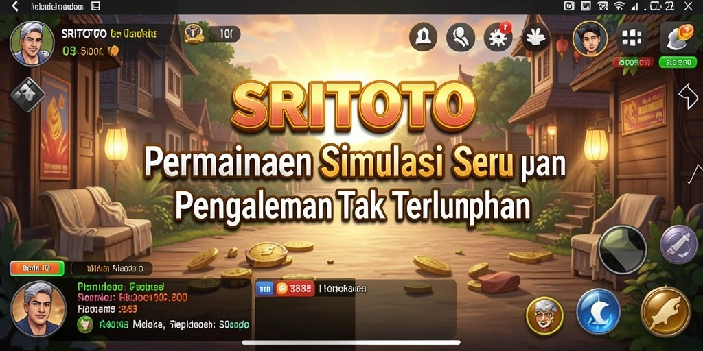 Tampilan gameplay SRITOTO yang menakjubkan dan interaktif.